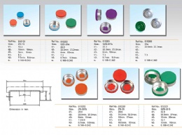 aluminium plastic multi-cap  flip off cap